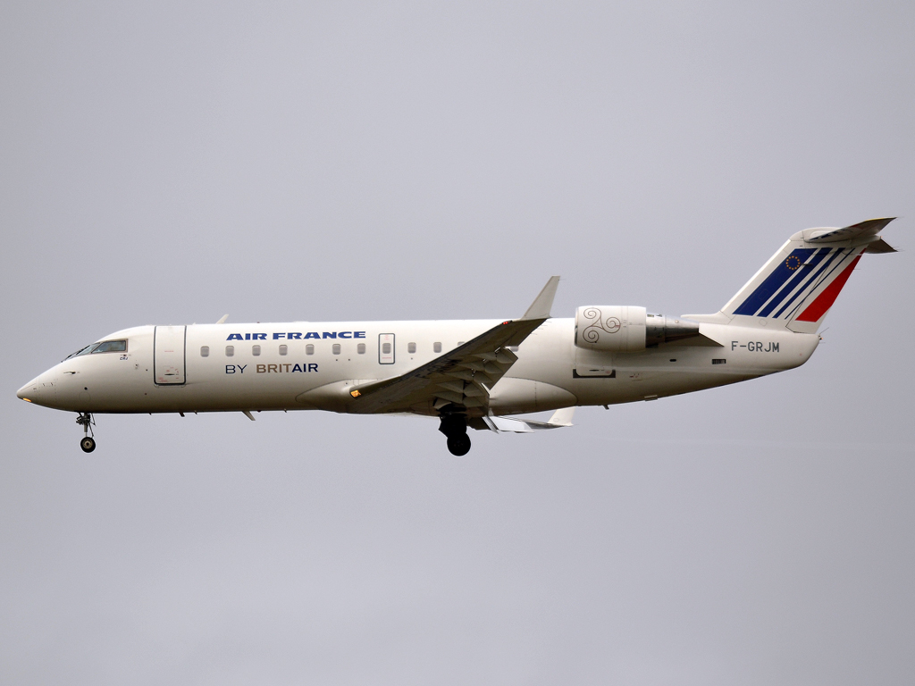 CRJ-100ER Air France (Brit Air) F-GRJM Prague_Ruzyne (PRG/LKPR) December_23_2011