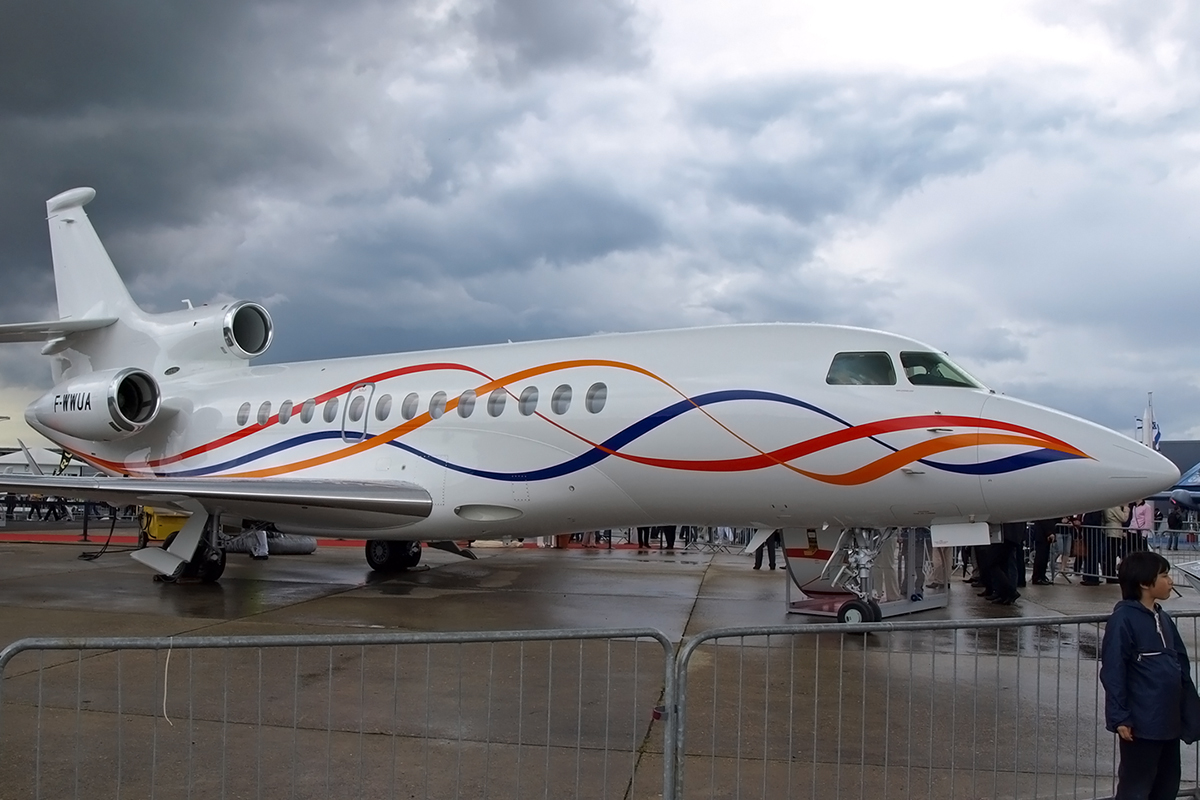 Dassault Falcon 7X Dassault Aviation F-WWUA Paris_Le_Bourget (LBG/LFPB) June_22_2007