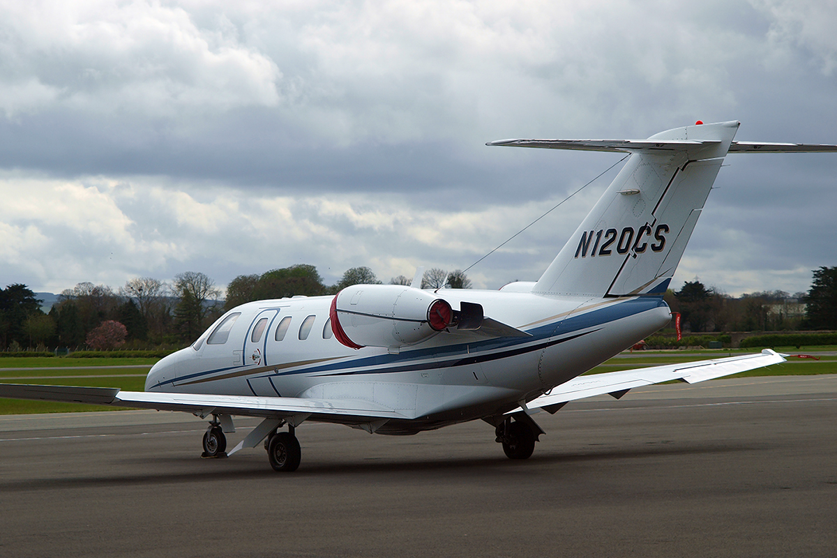 Cessna 525 Citation CJ1 Untitled N120CS Dublin_Weston (EIWT) April_7_2009