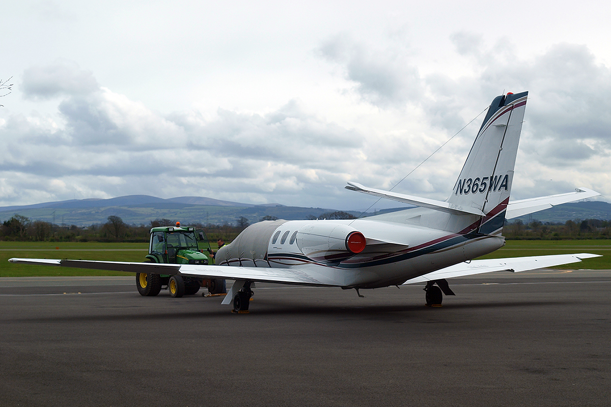 Cessna 550 Citation II Untitled N365WA Dublin_Weston (EIWT) April_7_2009