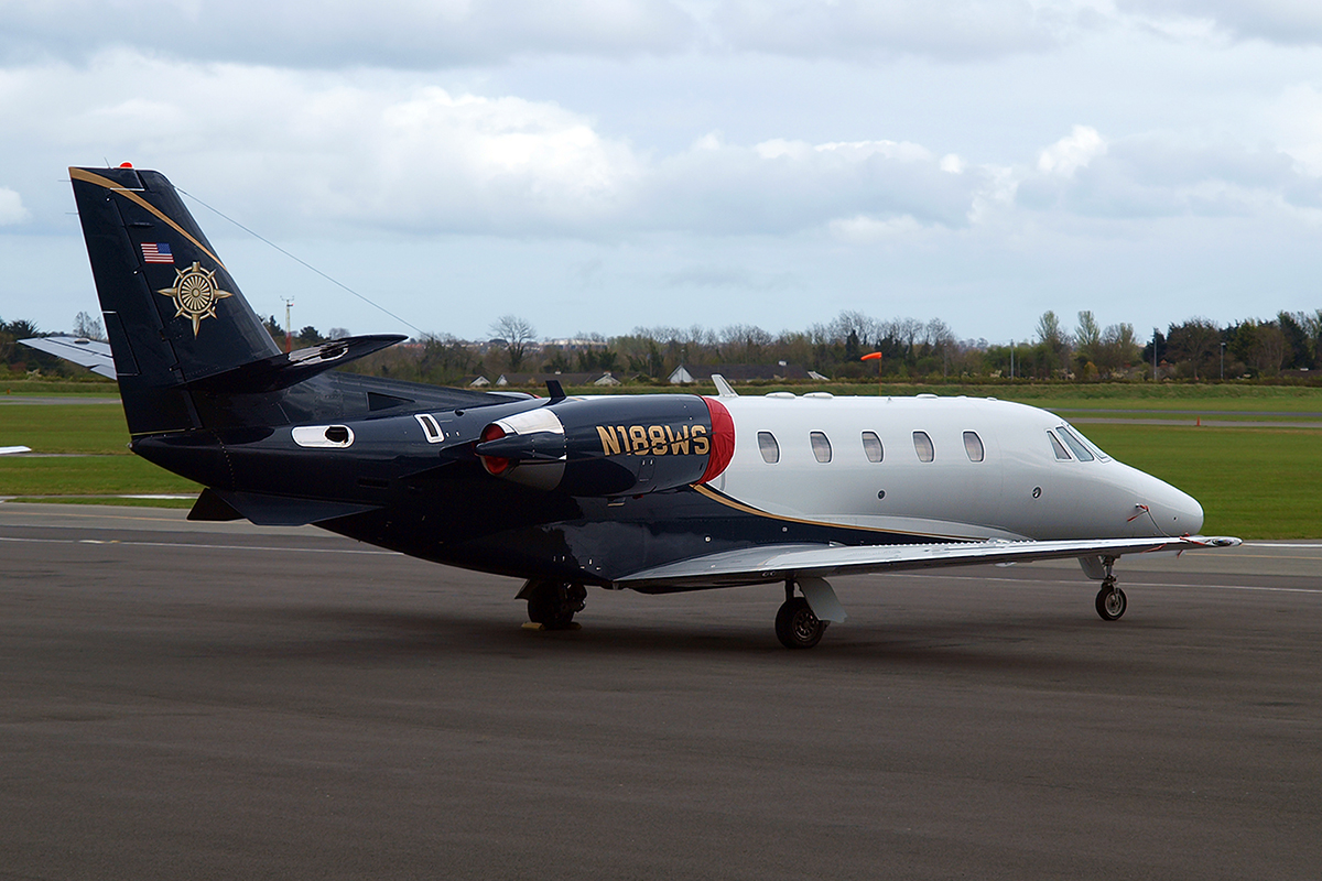 Cessna 560XL Citation Excel Untitled N188WS Dublin_Weston (EIWT) April_7_2009