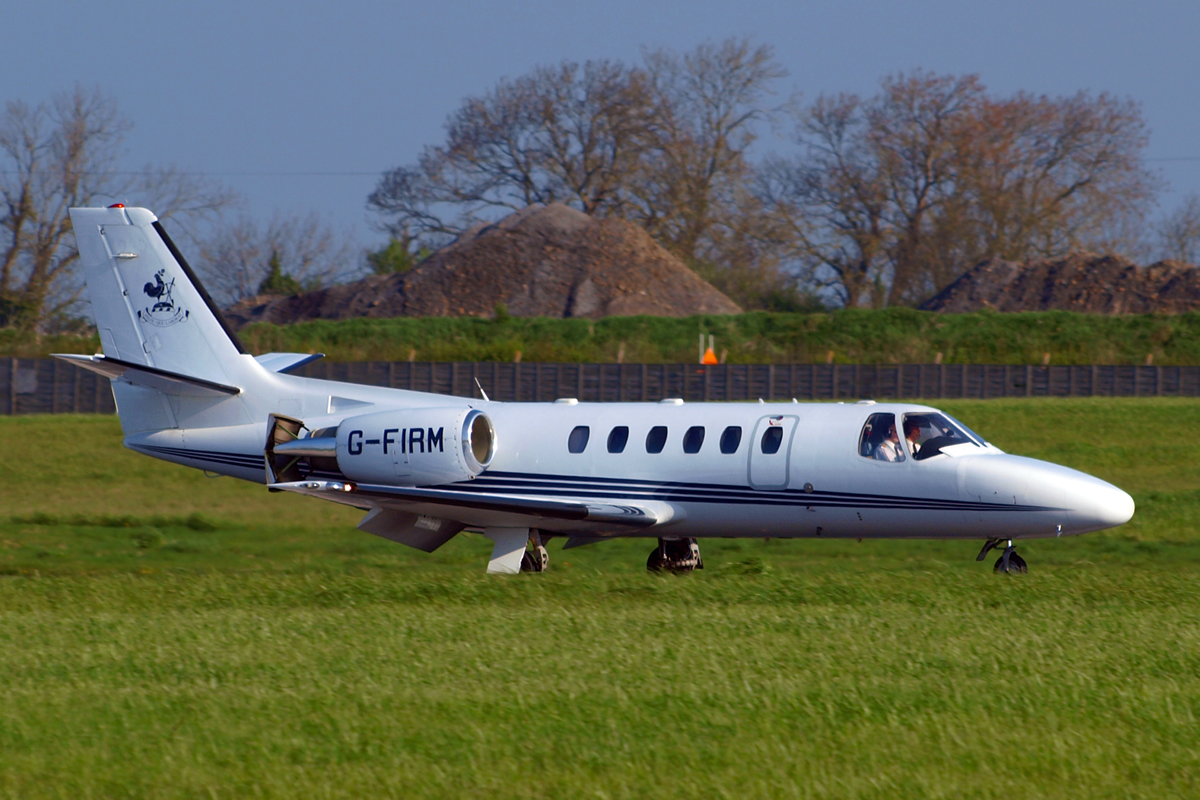 Cessna 550B Citation Bravo Marshall of Cambridge Aerospace Dublin_Collinstown (DUB/EIDW) April_18_2009