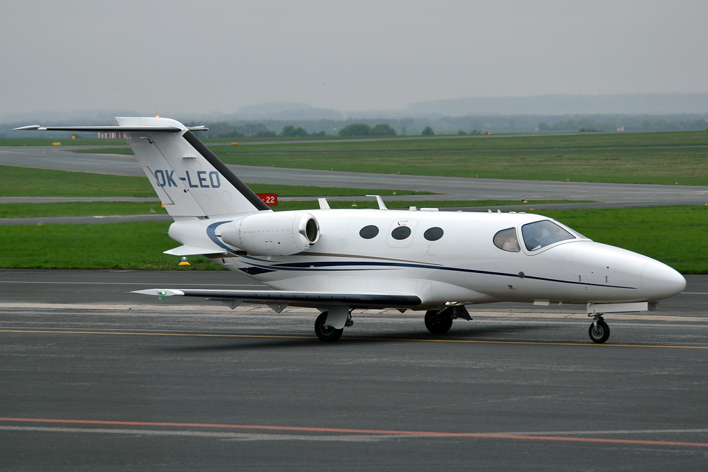 Cessna 510 Citation Mustang TimeAir OK-LEO Prague_Ruzyne (PRG/LKPR) April_28_2013