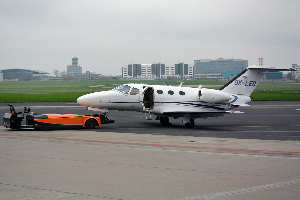 Cessna 510 Citation Mustang TimeAir OK-LEO Prague_Ruzyne (PRG/LKPR) April_28_2013