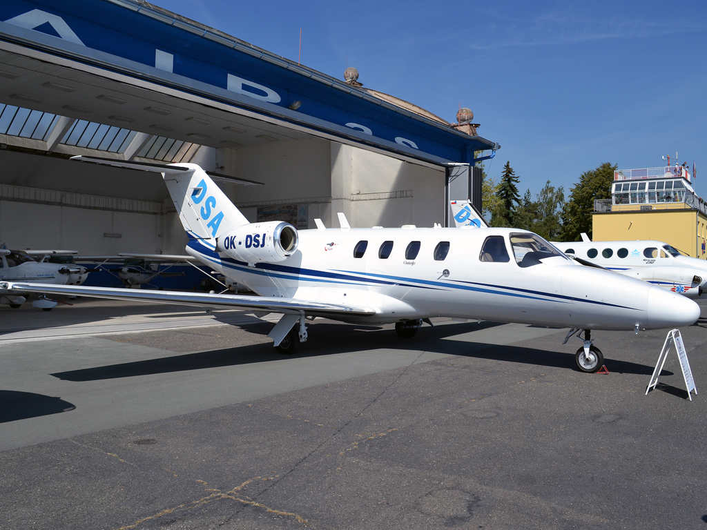 Cessna 525 CitationJet DSA - Delta System Air OK-DSJ Hradec_Kralove (LKHK) September_03_2011