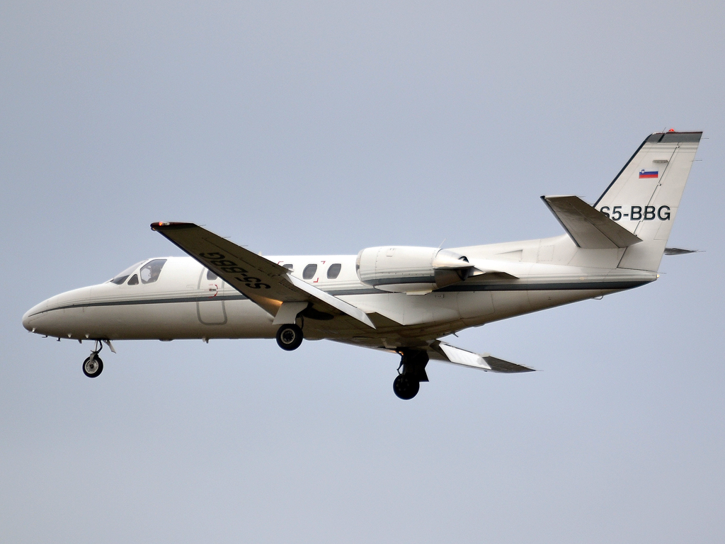 Cessna 550 Citation II GIO Business Aviation S5-BBG Prague_Ruzyne (PRG/LKPR) December_23_2011