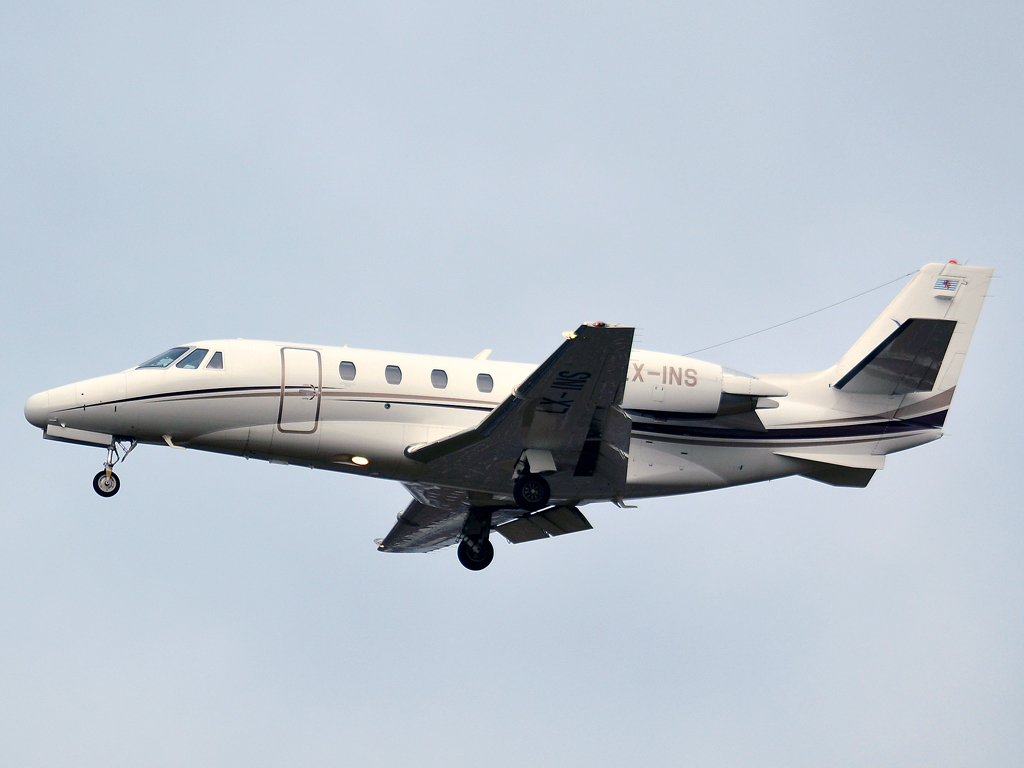 Cessna 560XL Citation XLS Luxaviation LX-INS Prague_Ruzyne (PRG/LKPR) December_23_2011