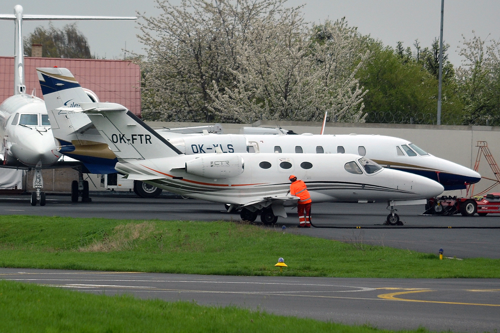 Cessna 510 Citation Mustang Private OK-FTR Prague_Ruzyne (PRG/LKPR) April_28_2013