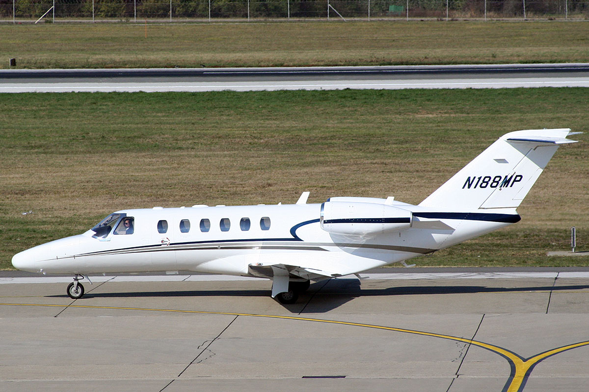 Cessna 525A Citation CJ2 Untitled N188MP Zagreb_Pleso (ZAG/LDZA) October_19_2011