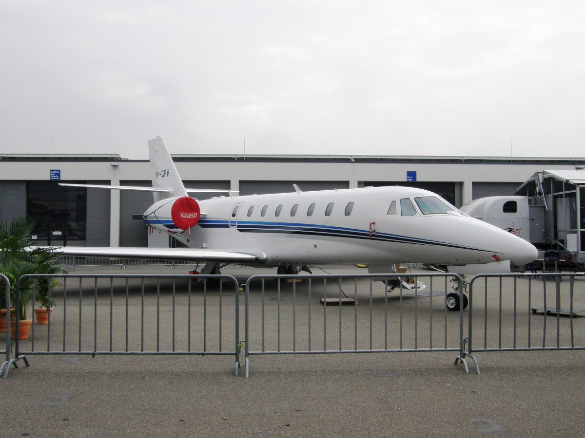 Cessna 680 Citation Sovereign Untitled VP-CRH Friedrichshafen (FDH/EDNY) April_04_2009