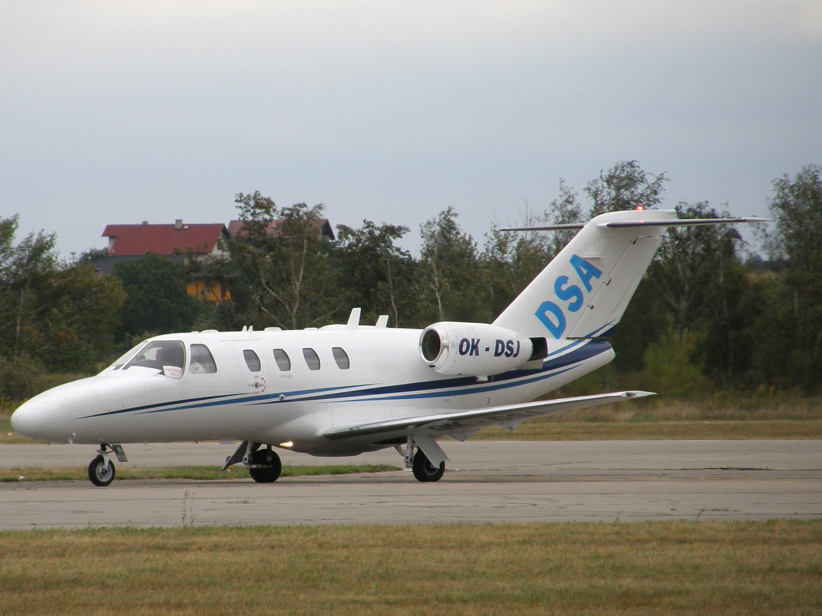 Cessna 525 CitationJet DSA - Delta System Air OK-DSJ Hradec_Kralove (LKHK) September_05_2009