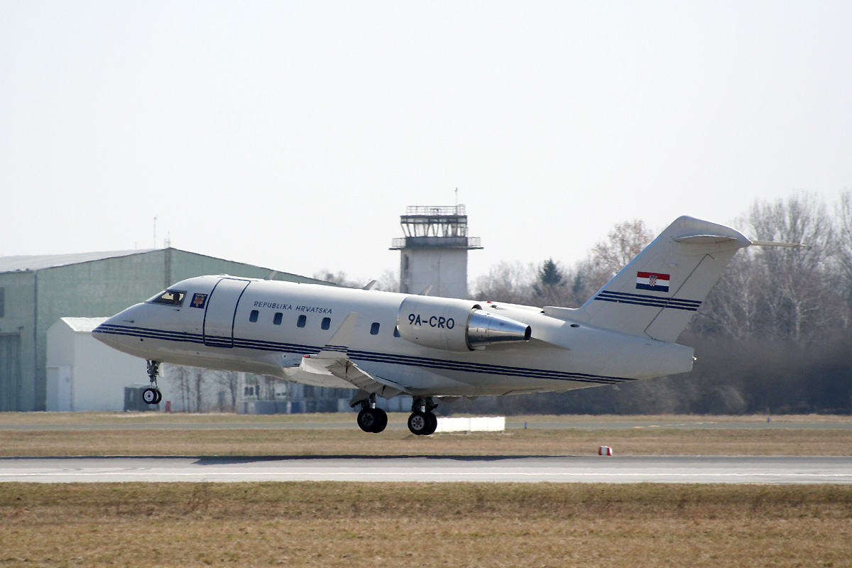 Canadair CL-600-2B16 Challenger 604 Croatia Government 9A-CRO Zagreb_Pleso (ZAG/LDZA) March_10_2012