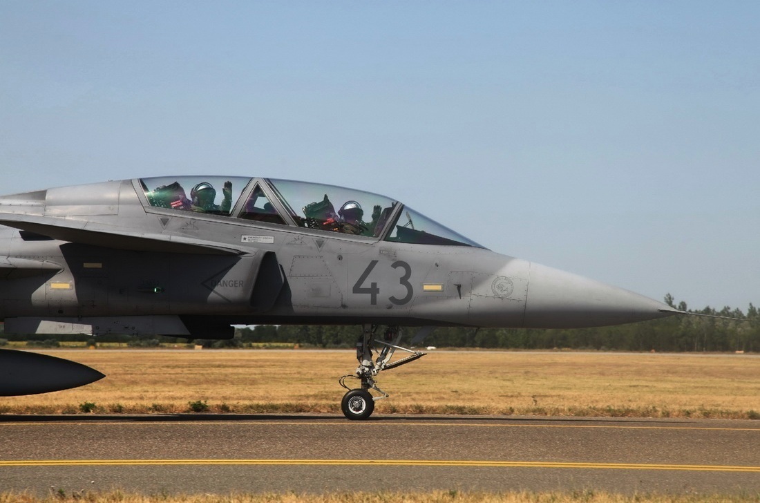 Saab JAS-39D Gripen 43 Hungarian Air Force Kecskemet (LKHE) August_04_2013