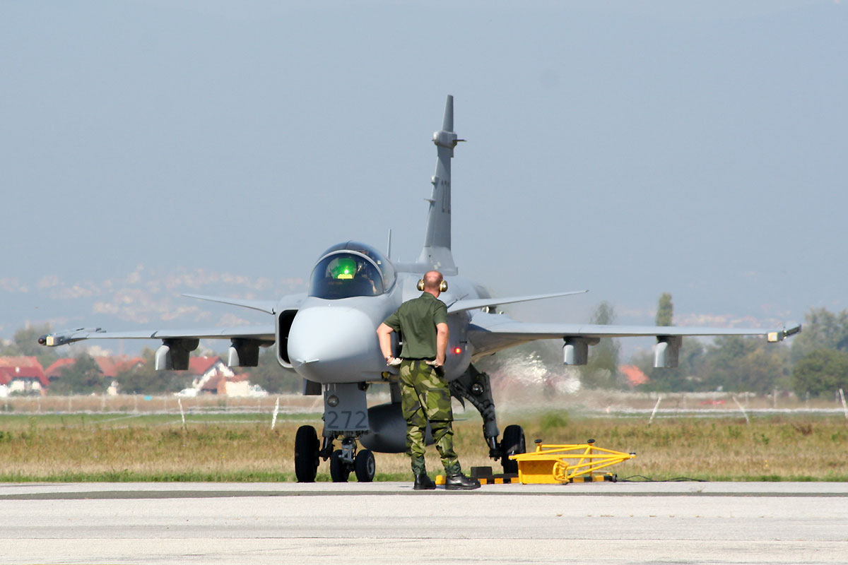 Saab JAS-39C Gripen Sweden Air Force 39272 Zagreb_Pleso (ZAG/LDZA) October_5_2009