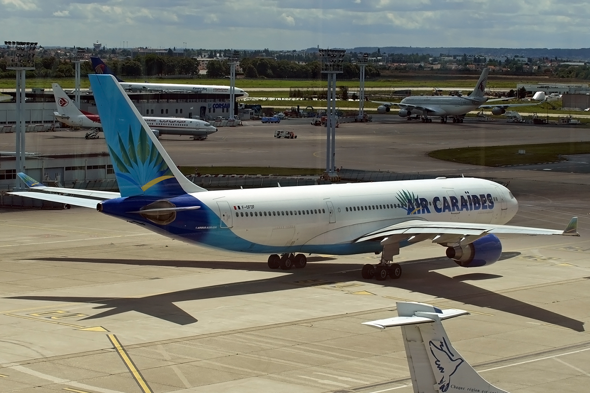 A330-223 Air Caraibes F-OFDF Paris_Orly_Sud June_25_2007 B