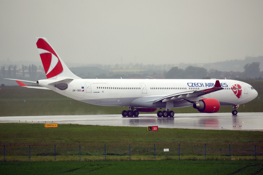 A330-323X CSA Czech Airlines OK-YBA Prague_Ruzyne (PRG/LKPR) June_01_2013