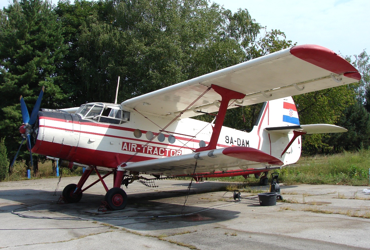 Antonov An-2R Air-Tractor 9A-DAM Osijek_Cepin (LDOC) September_10_2009