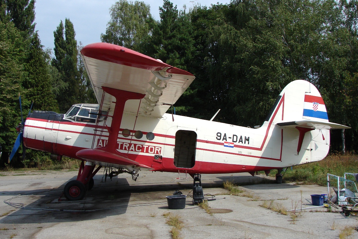 Antonov An-2R Air-Tractor 9A-DAM Osijek_Cepin (LDOC) September_10_2009