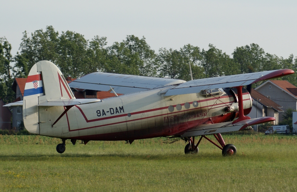 Antonov An-2R Air-Tractor 9A-DAM Osijek_Cepin (LDOC) June_15_2008