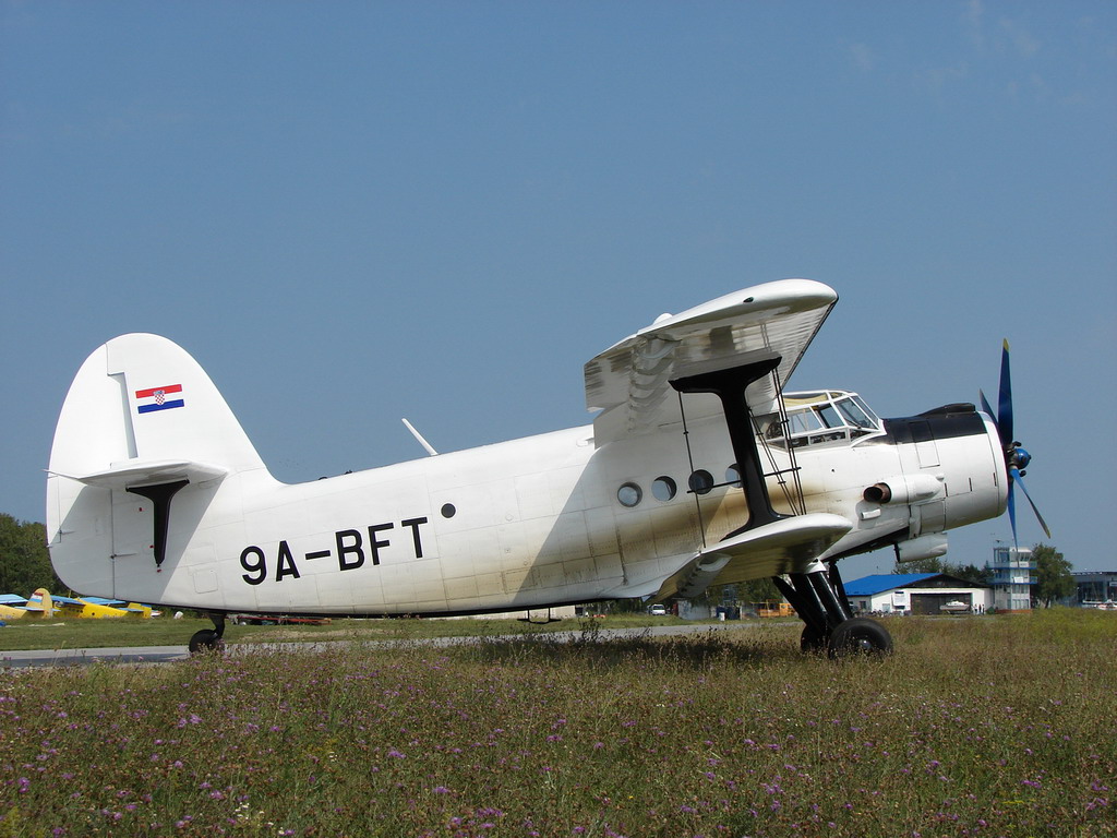 Antonov An-2R Krila Kvarnera 9A-BFT Osijek_Cepin (LDOC) August_17_2007