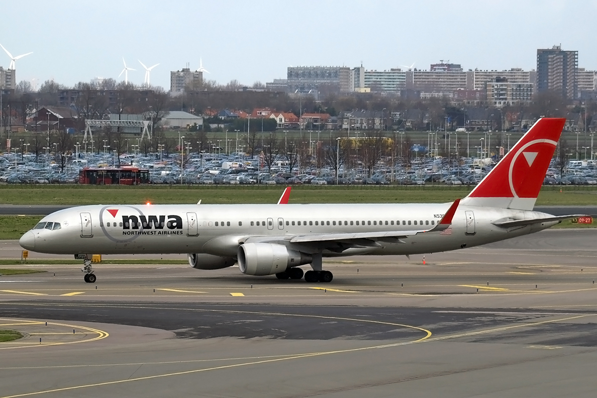 B757-251 NWA Northwest Airlines N535US Amsterdam_Schiphol March_17_2008