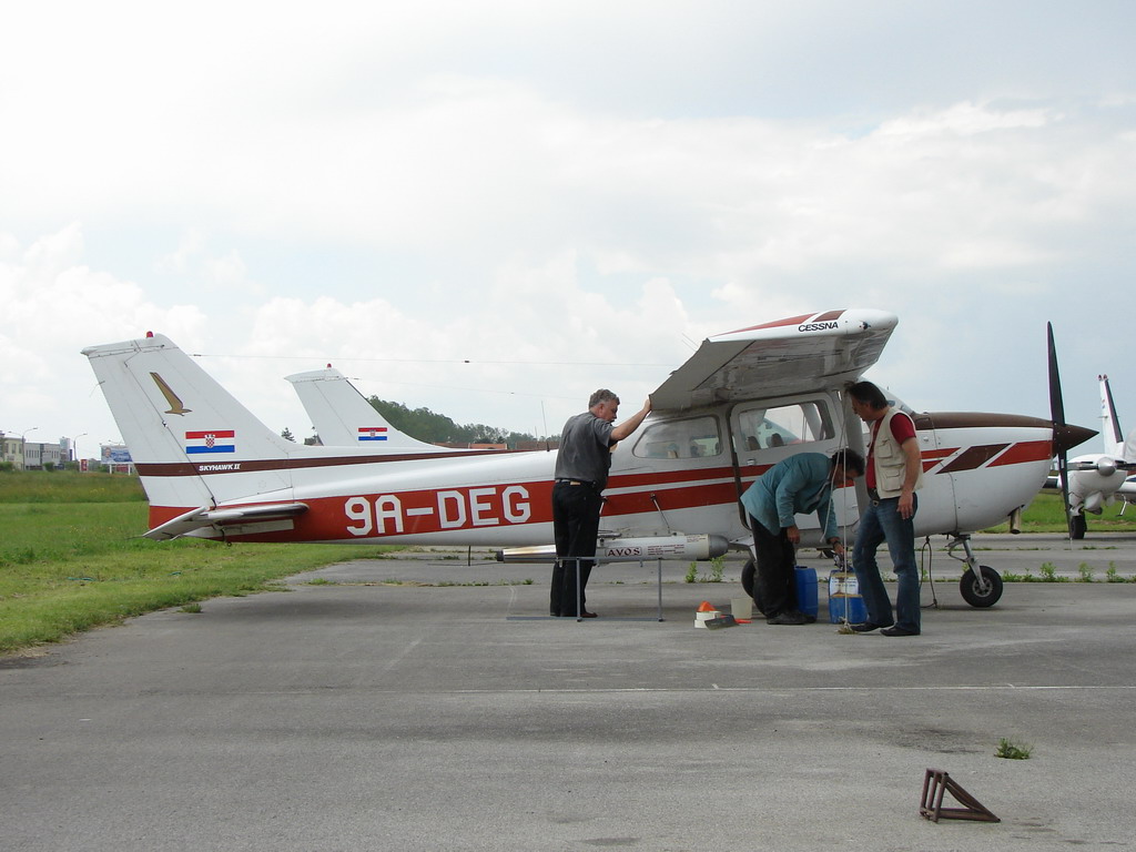 Cessna 172N Skyhawk 100 II AK Osijek 9A-DEG Osijek_Čepin May_24_2008