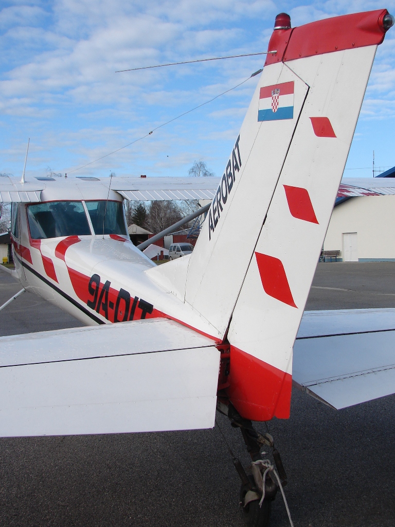 Cessna A150K Aerobat Private 9A-DIT Osijek_Cepin (LDOC) January_24_2009