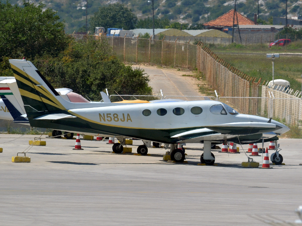 Cessna 340A Private N58JA Split_Resnik (SPU/LDSP) August_14_2011