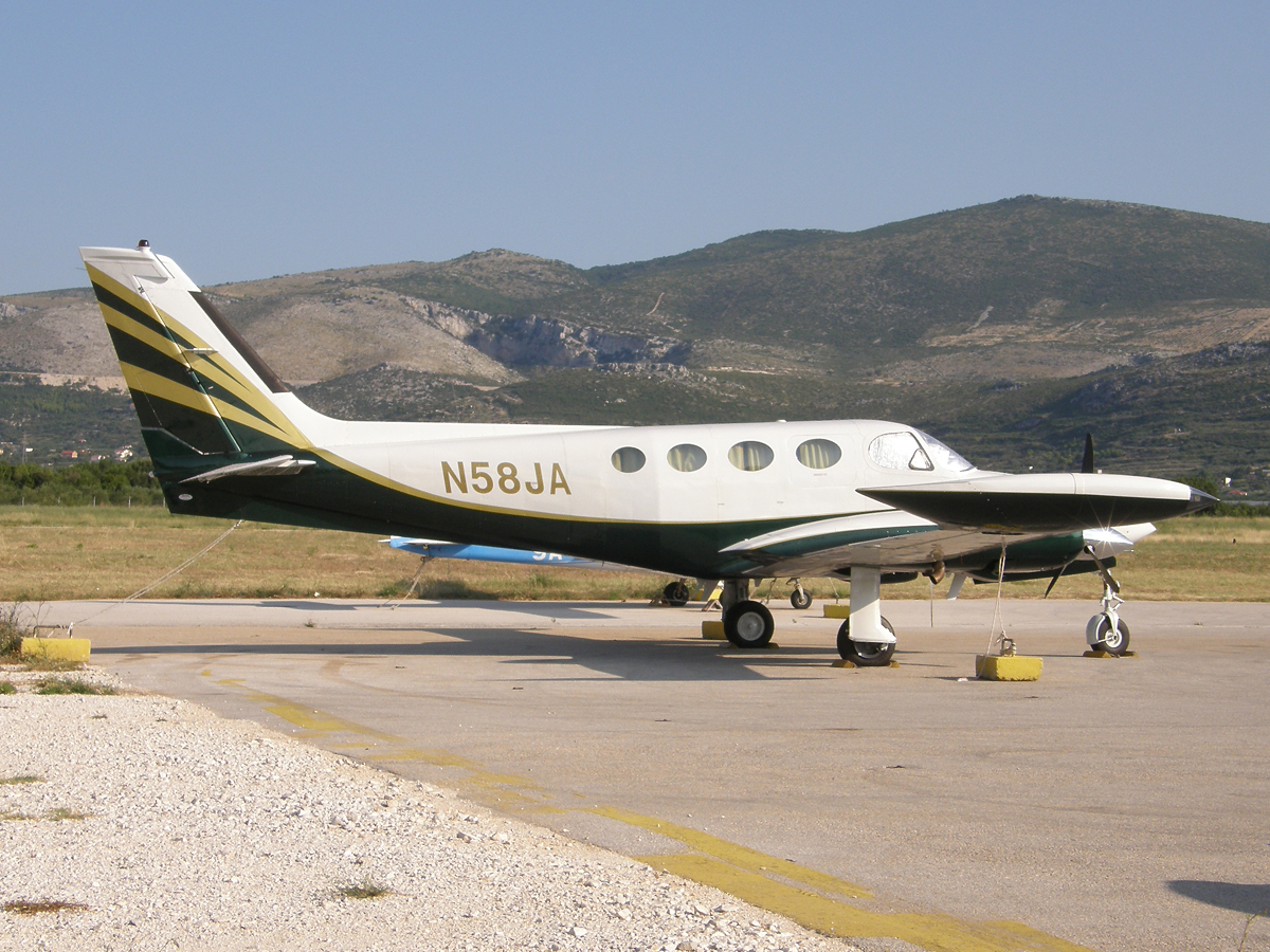 Cessna 340A Private N58JA Split_Resnik (SPU/LDSP) August_08_2009