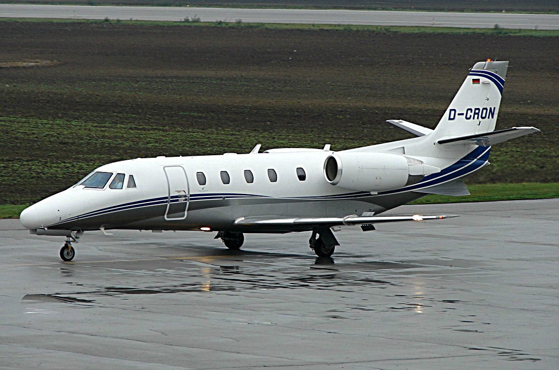 Cessna 560 XL Citation XLS D-CRON Silver Cloud Air Osijek_Klisa (LDOS) November_14_2013