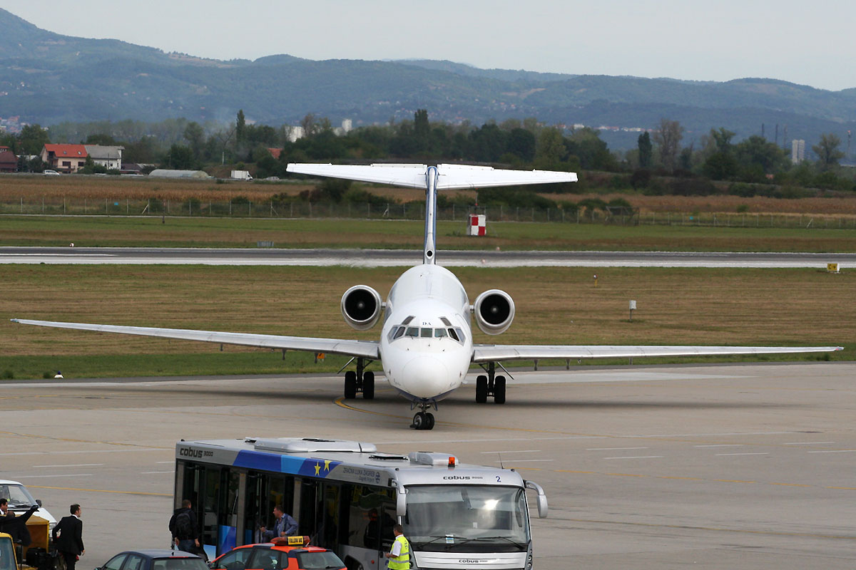 MD-83 (DC-9-83) Dubrovnik Airline 9A-CDA Zagreb_Pleso (ZAG/LDZA) September_8_2011