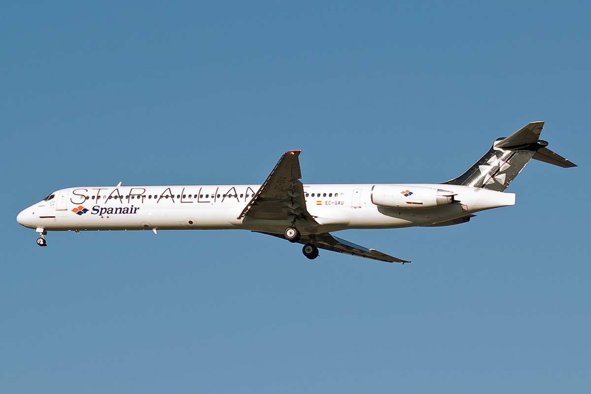 MD-83 (DC-9-83) Spanair EC-GXU Wien_Schwechat April_8_2007