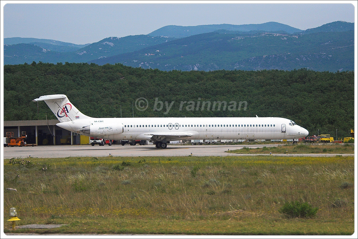 MD-82 (DC-9-82) Air Adriatic 9A-CBC Rijeka Krk May_9_2007