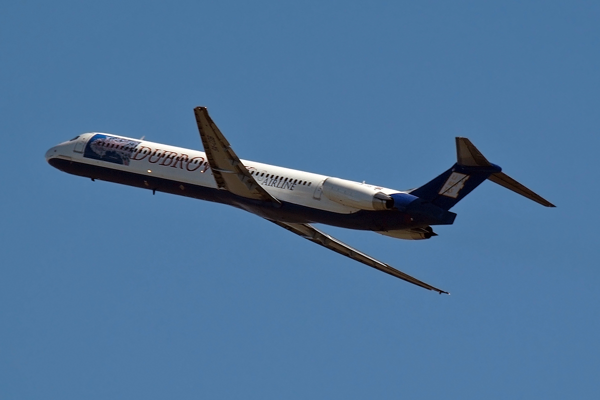 MD-83 (DC-9-83) Dubrovnik Airline 9A-CDB Amsterdam_Schiphol March_19_2008