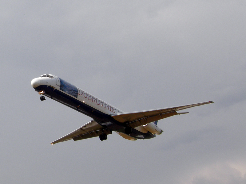 MD-82 (DC-9-82) Dubrovnik Airline 9A-CDD Split_Resnik August_08_2009