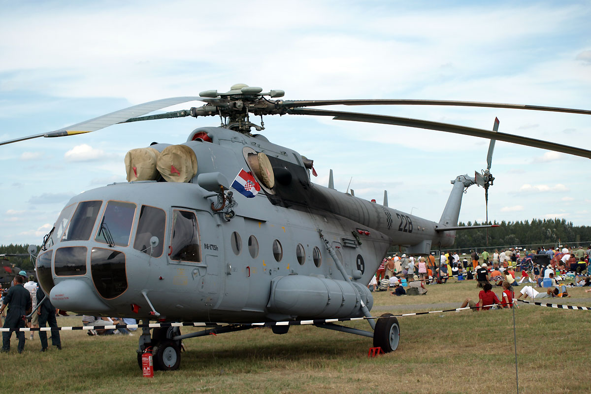 Mil Mi-171Sh Croatia Air Force 228 Kecskemet (LHKE) August_17_2008