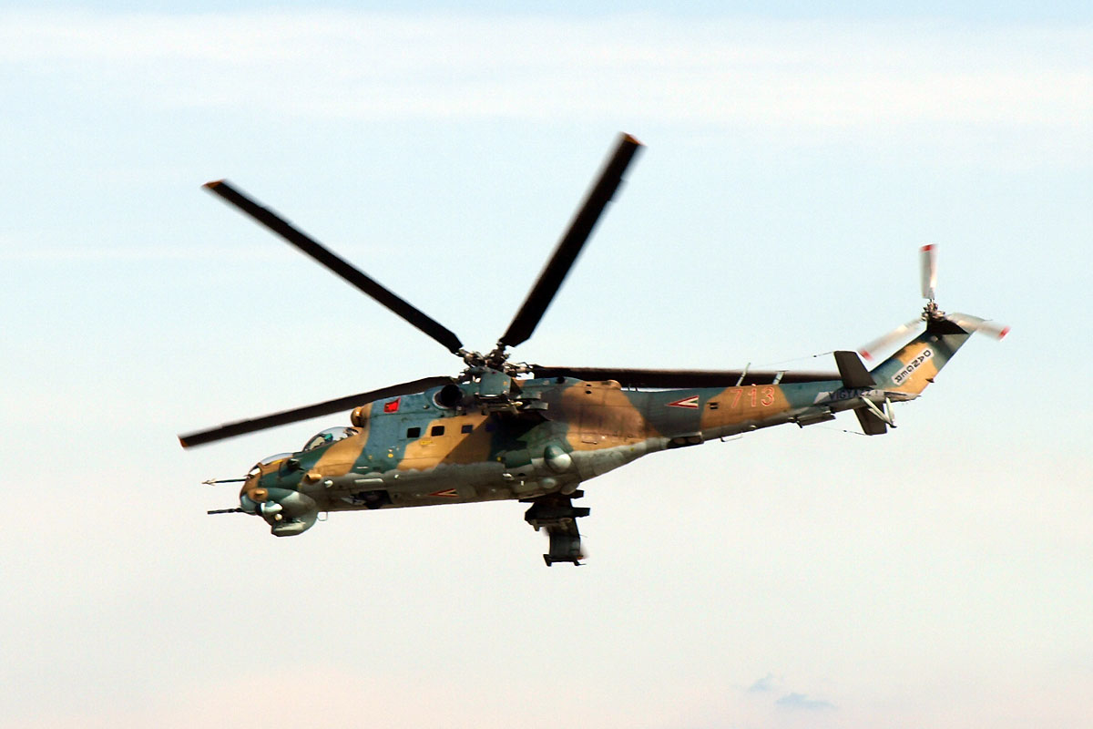 Mil Mi-24V 713 Hungarian air force Kecskemet August_17_2008