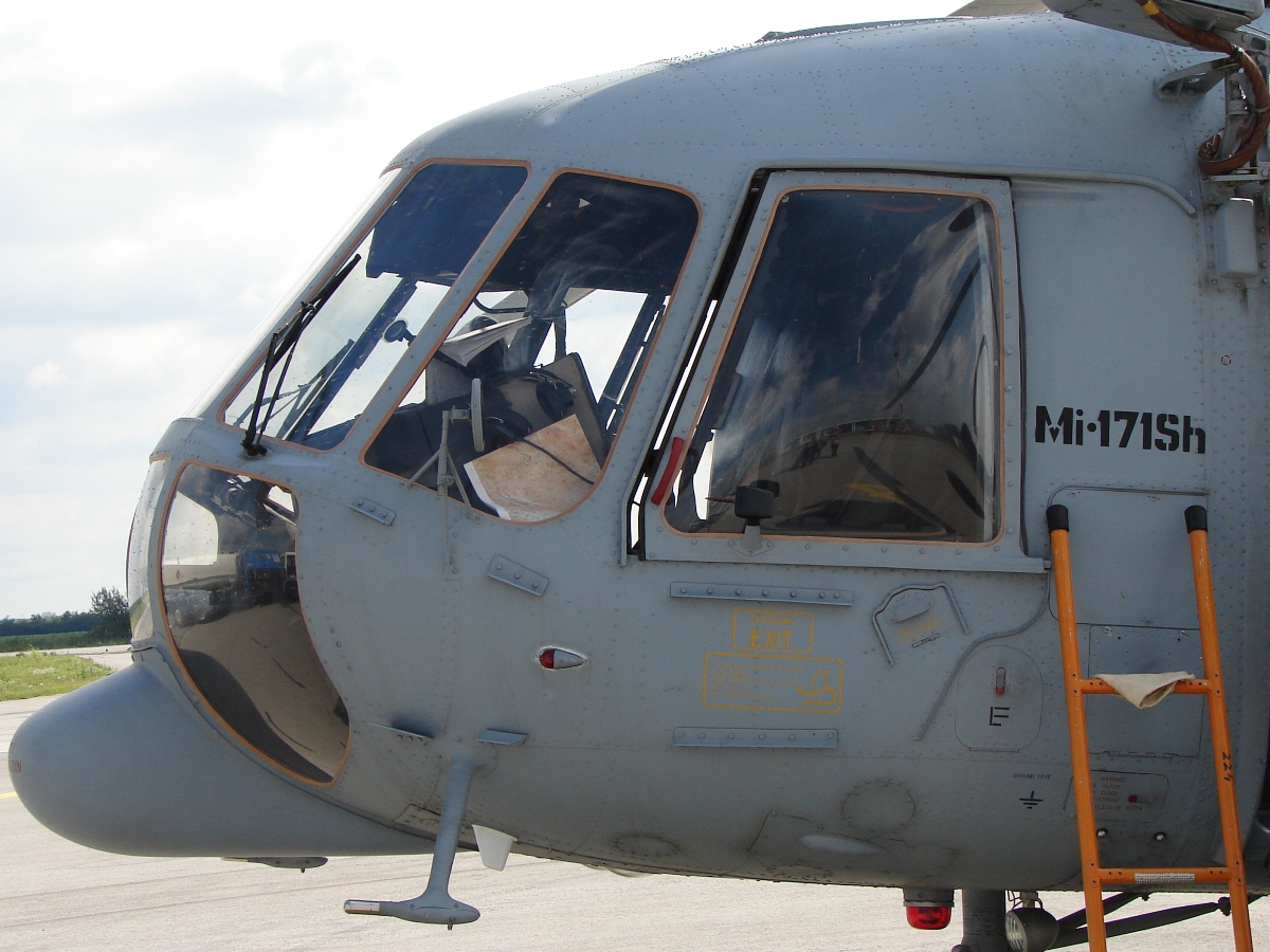 Mil Mi-171Sh Croatia Air Force 224 Osijek_Klisa (OSI/LDOS) June_25_2009