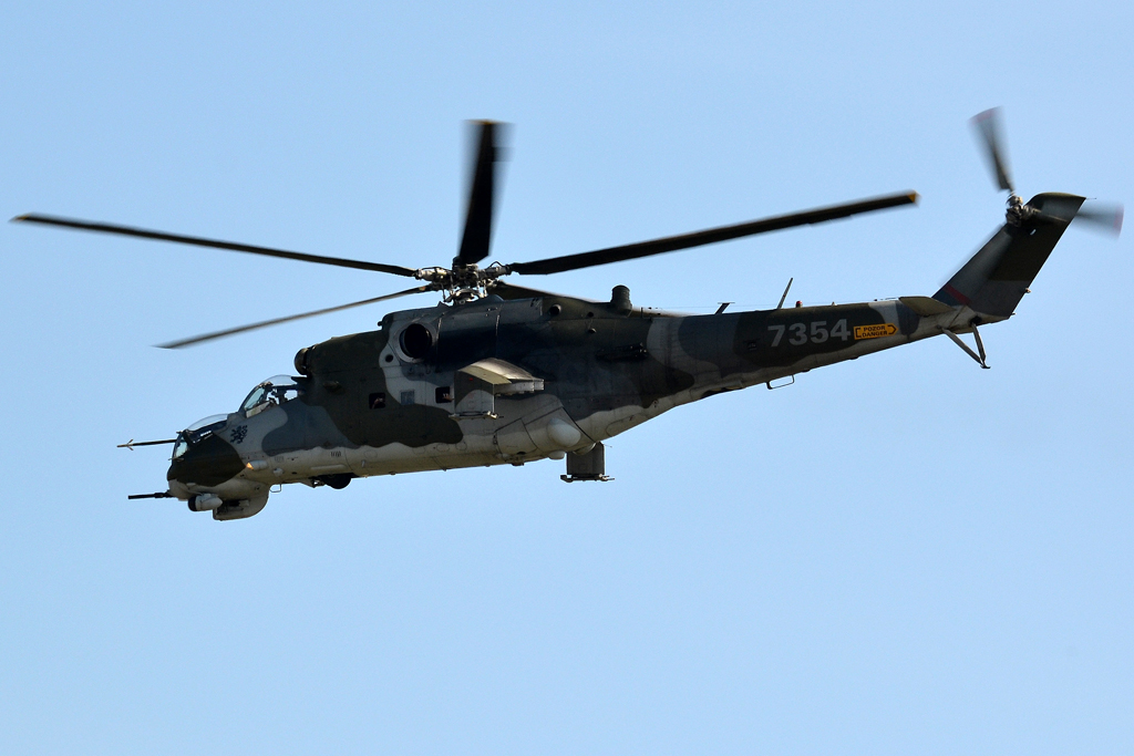 Mil Mi-24V Czech Air Force 7354 Hradec_Kralove (LKHK) September_03_2011