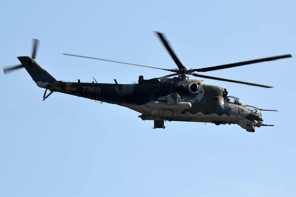 Mil Mi-24V Czech Air Force 7360 Hradec_Kralove (LKHK) September_03_2011