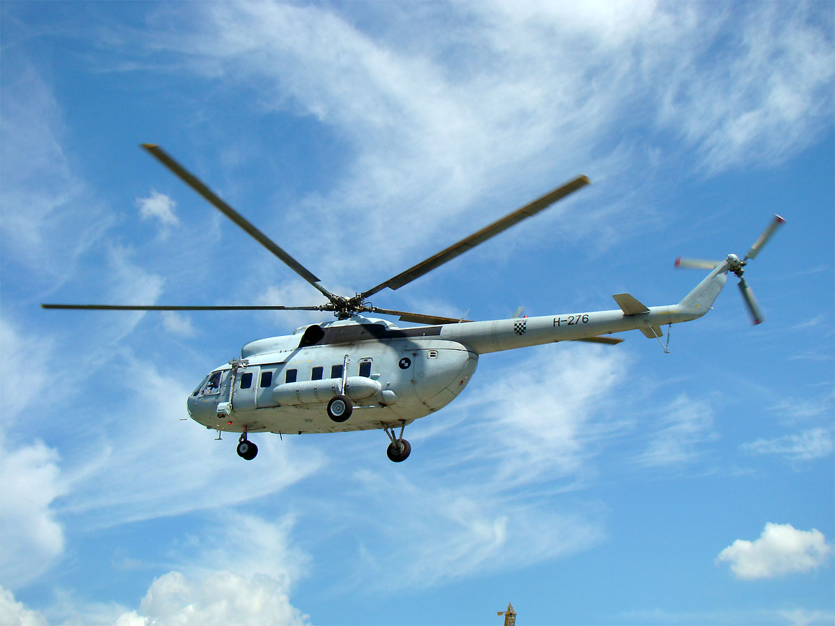 Mil Mi-8 HRZ H-276 Zagreb - KB Dubrava August_10_2008