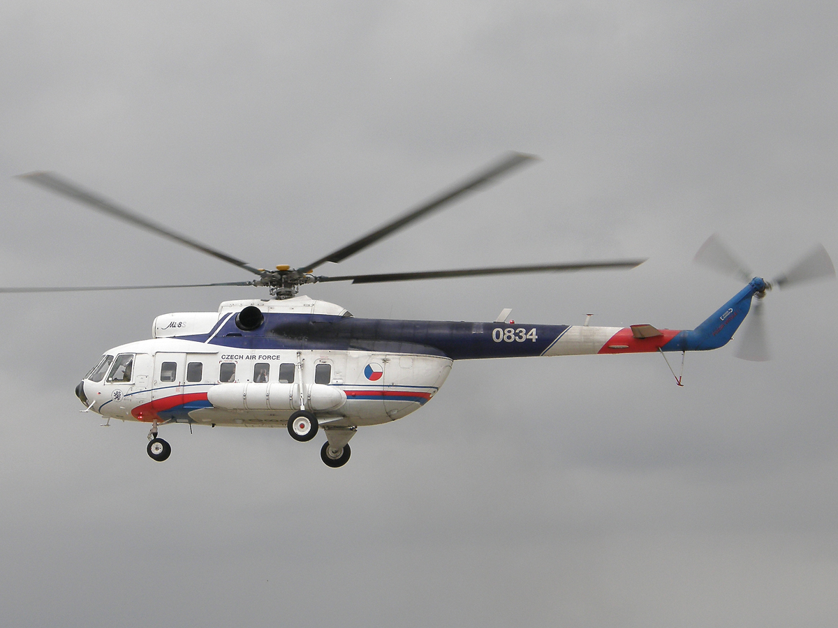 Mil Mi-8S Czech Air Force 0834 Hradec_Kralove (LKHK) September_05_2009