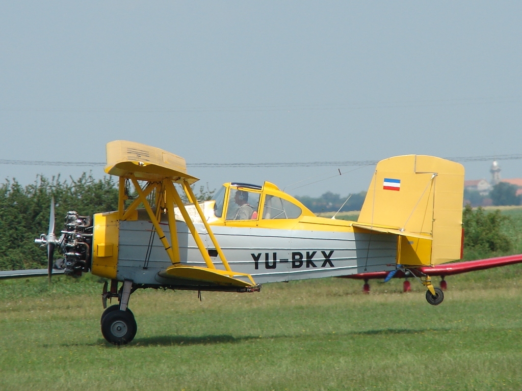 Grumman G-164 Ag-Cat, YU-BKX, Novi Sad-Cenej