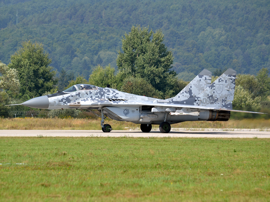 MiG-29AS Slovakia Air Force 0619 Sliac (SLD/LZSL) August_27_2011