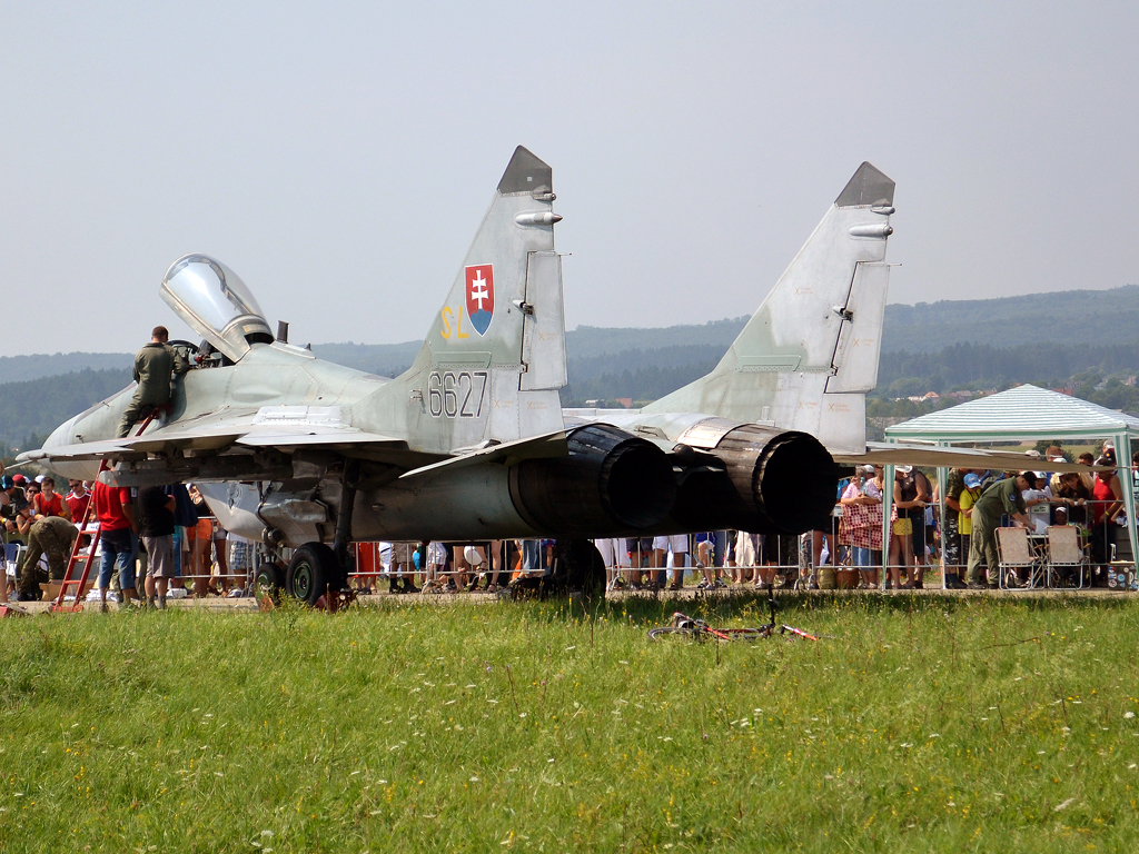 MiG-29A Slovakia Air Force 6627 Sliac (SLD/LZSL) August_27_2011