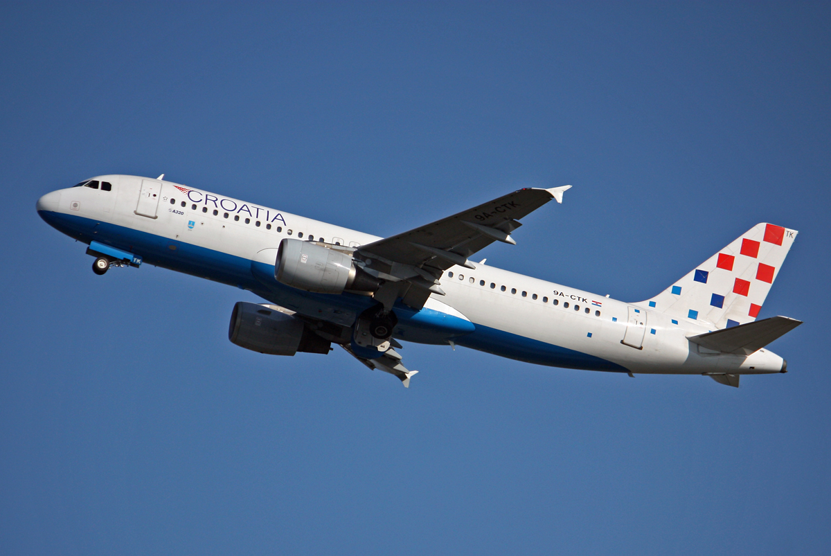 A320-214 Croatia Airlines 9A-CTK Zagreb_Pleso April_8_2009