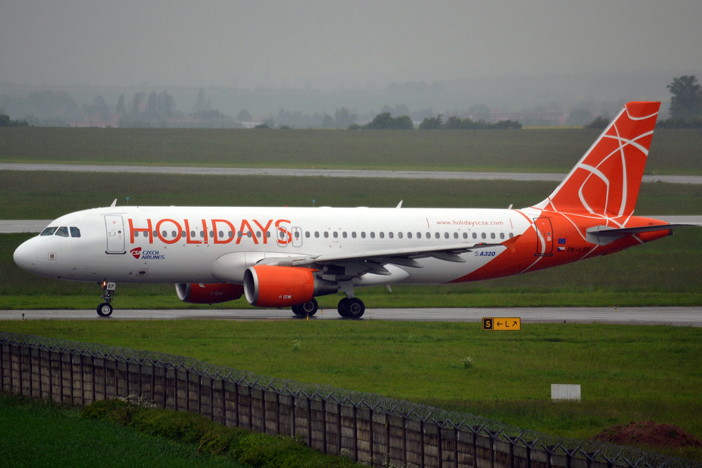 A320-214 Holidays Czech Airlines OK-LEF Prague_Ruzyne (PRG/LKPR) June_01_2013