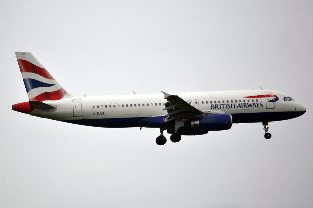 A320-232 British Airways G-EUUE Prague_Ruzyne (PRG/LKPR) June_01_2013