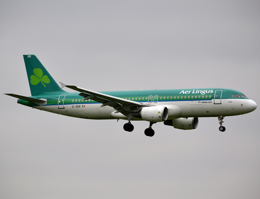 A320-214 Aer Lingus EI-DEB Prague_Ruzyne (PRG/LKPR) April_28_2013