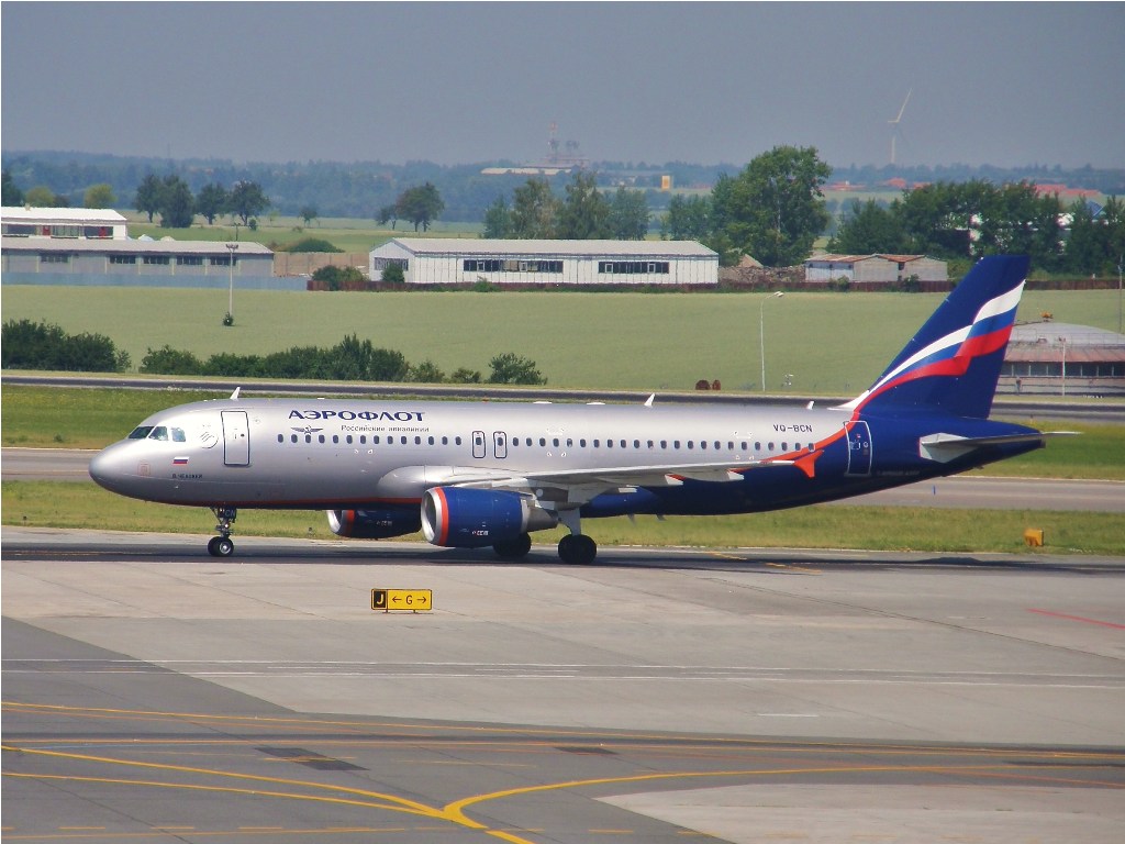 A320-214 Aeroflot Russian Airlines VQ-BCN Prague_Ruzyne (PRG/LKPR) July_03_2010